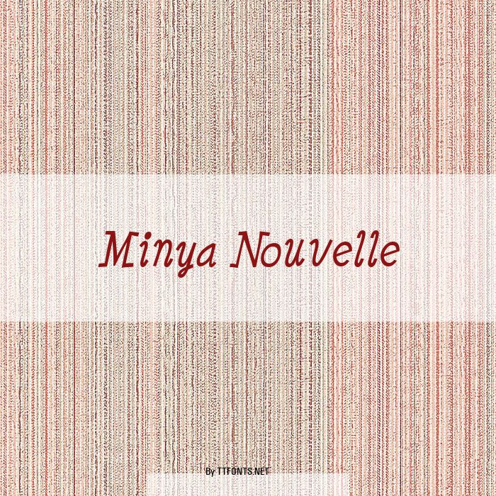 Minya Nouvelle example